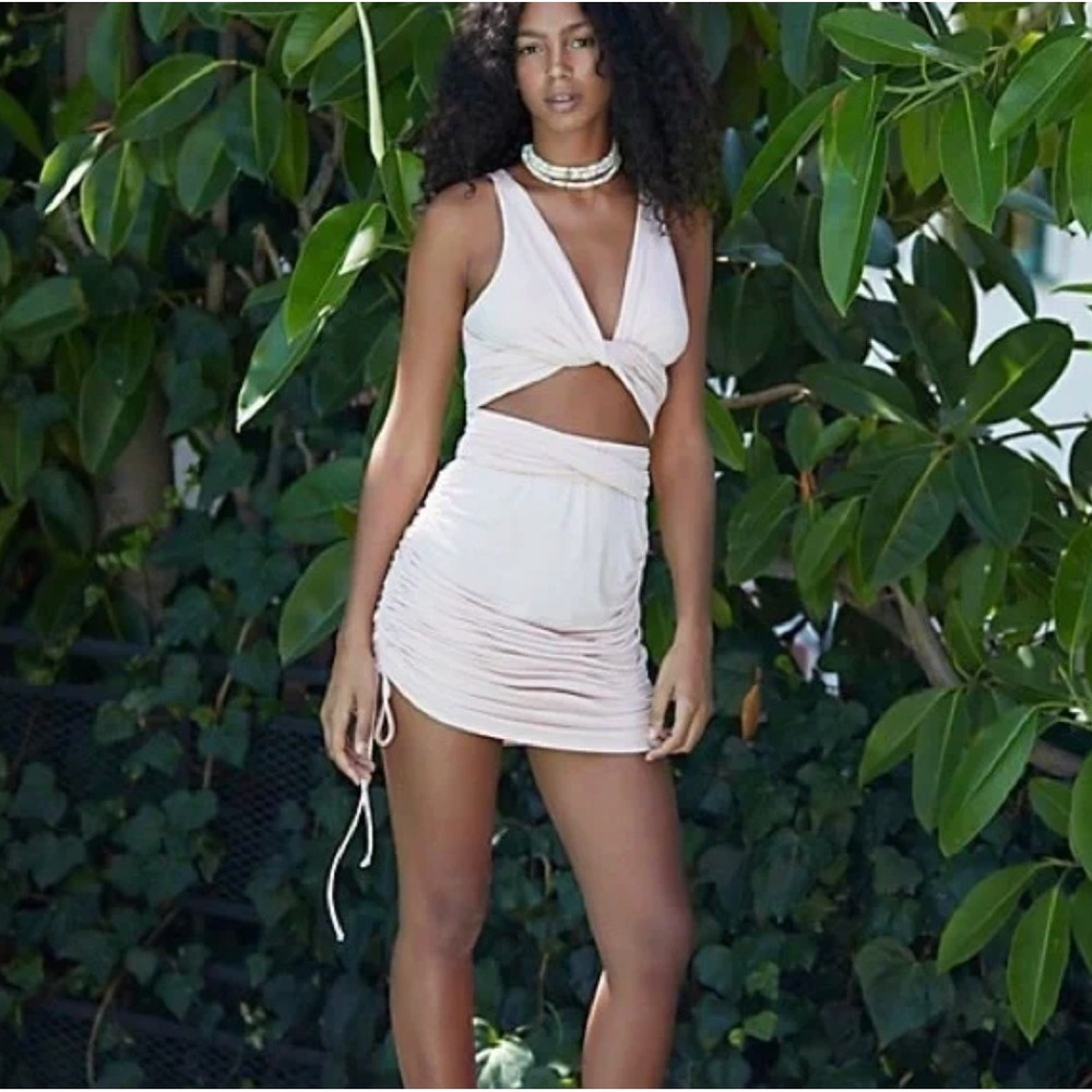 free people beach paradise convertible dress in pink NEW size Medium